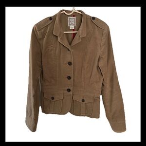 VINTAGE Women’s Ralph Lauren Polo Jeans Military Tan Jacket Size Medium